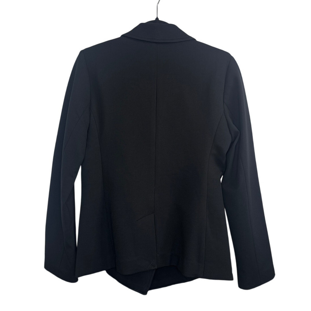 NWT Spanx Perfect Asymmetrical Tailored Classic Black Blazer Women’s Size Medium - Picture 6 of 8
